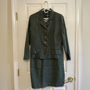 Sag Harbor Forest Green Suit Set, Size 12P